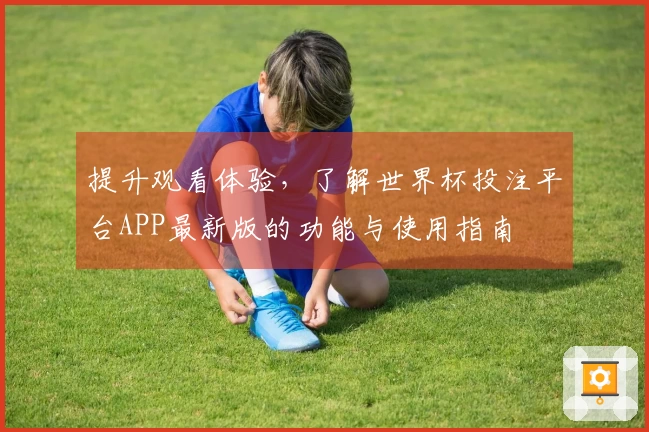 提升观看体验，了解世界杯投注平台APP最新版的功能与使用指南
