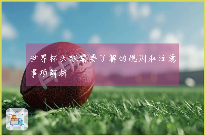 世界杯买球需要了解的规则和注意事项解析